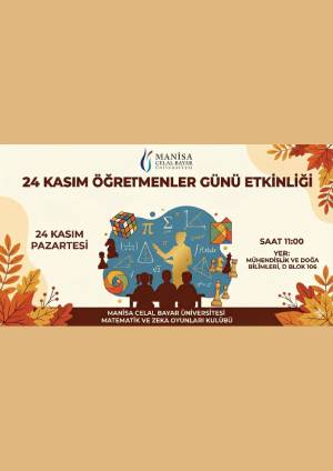 24 Kasım Öğretmenler Günü Etkinliği